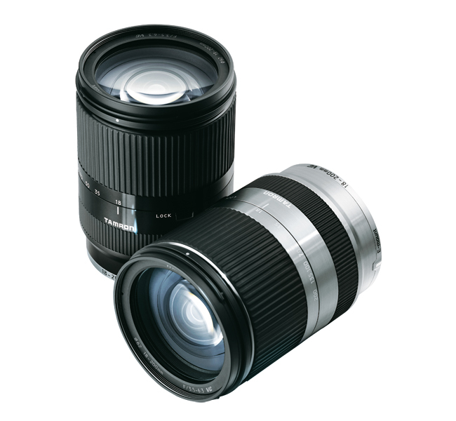 Tamron 18200 mm 3.56.3 Di III VC NEX zoomobjektiivi, hopea Sony E