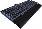 Corsair K70 LUX -pelinäppäimistö, Cherry MX Red –kytkimet, siniset-ledit