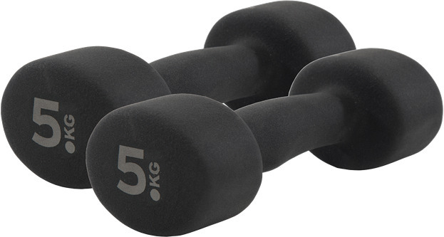 Black dumbbell grip 5 kg