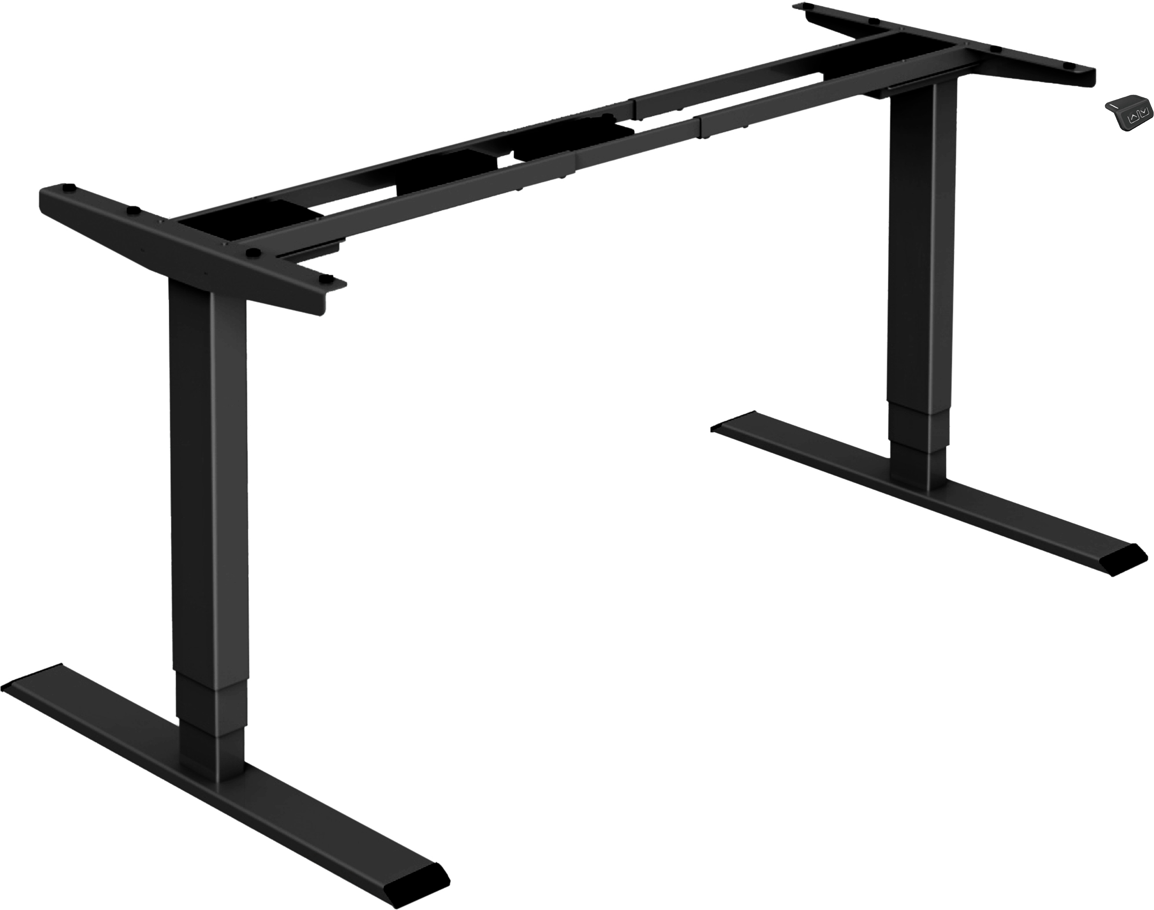 Electric desk frame